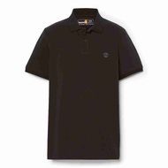 Timberland Men’s Oyster River Chest Logo Short Sleeve Polo เสื้อโปโล (TF25A24H2)