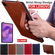 For Lenovo Tab 10.1 inch 2025 M11 M9 M8 P12 P11 Plus TB311XU TB311FU Wristband Case Leather Stand Co