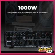 Sunbuck Audio Amplifier Bluetooth HiFi USB Adjustable USB MP3 FM 1000W - AV-MP326BT PRO - 7CSK5CBK