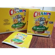 CHAMPS D-WORMS CHOCOLATE Chewable 2’s