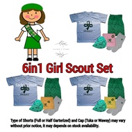 [School Uniform] 6in1Girl Scout Uniform SET [GSP School Uniform - Twinkler/ Star/ Junior]