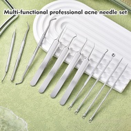 Facial Care Set Stainless Steel Tool Kit for Home Acne Treatment Ergonomic Design