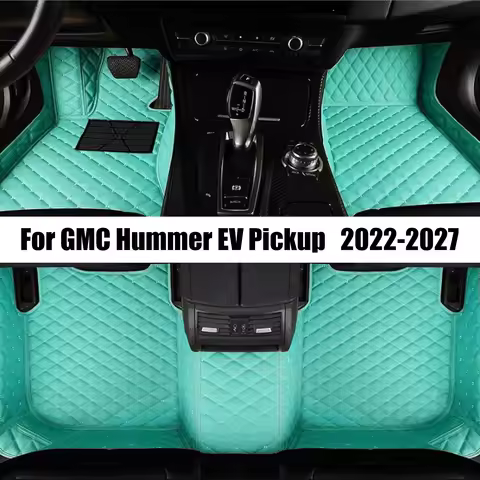 4 Doors Car Floor Mats Fit For GMC Hummer EV Electric PICKUP CREW CAB 2022 2023 2024 2025 2026 2027