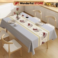 Waterproof EVA Anti-Material Dining Table Cloth SIZE 140cm x 180Cm /140cm x 220Cm