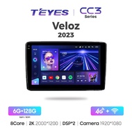 TEYES CC3 Series Toyota Veloz 2023 Android Car Player 10"