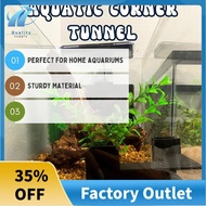 Aquarium Underground Tunnel Fish & Shrimp Hideout for Aquariums  Underground Viewing Tunnel Corner T