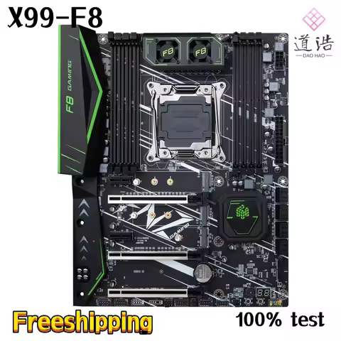 For HUANANZHI X99-F8 Motherboard 256GB M.2 SATA3.0 LGA 2011-3 DDR4 ATX C612 Mainboard 100% Tested Fu