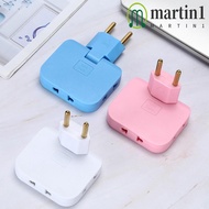 MARTIN1 EU Plug Rotatable 1Pcs Wireless Fulfillment Extension Multi-Plug Socket Adapter