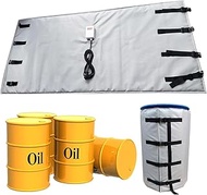 4000W 275 Gallon IBC Tank Heater Blanket Full Cover,Adjustable Temp 0~150℃, 55 Gallon Oil Drum Therm