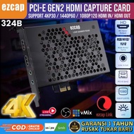 EZCAP324 PCIE x1 Video Capture Live Gamer RAW Support 4K30FPS EZCAP 324B