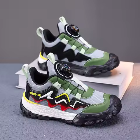 New Knob Running Shoes Child Anti-Slip Platform Sports Shoes For Boy Trainers Comfort Autumn Childre