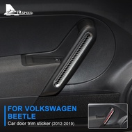 AIRSPEED Carbon Fiber For Volkswagen Beetle 2012-2019 Inner Door Handle Trim Strips Interior Accesso