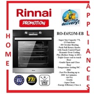 RINNAI RO-E6523M-EB 77L BLACK MADE IN EUROPE MULTIFUNCTION BUILT-IN OVEN WITH AIR FRY