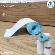 Thermal Sticker Paper label Sticker 57 mm x 30mm