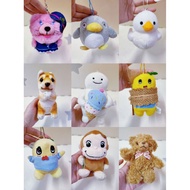 Preloved SKC79B Keychain La Minor Fat-chan Onegai Wanko Duck Dog Sumaki Funassyi Curious George Tedd