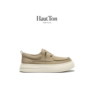 HautTon HautTon One-Pedal Thick-Soled Canvas Shoes Men 2026 New Style Summer Breathable Lightweight 