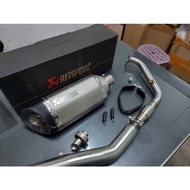 yamaha mt15 akrapovic exhaust full system
