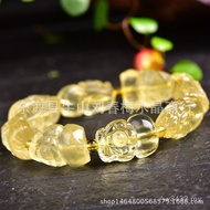 Pixiu Passepartout Fashion Bracelet Lucky Fortune Meaning Handmade Transparent Manufacturer Crystal 