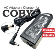Coby Laptop Charger 19v NBPC1165 ac adapter adaptor power supply