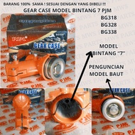 MESIN GEAR CASE ASSY 7 GEAR CASE BLADE HEAD PARANGAN HEAD 7 SQUARE LAWN MOWER 318 328 338 BG318 BG32