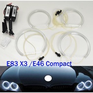 CCFL Angel Eye Aperture 04-10 E83 X3/E46 Compact White Light Headlight Car Modification