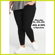 ♙ ◀ ▫ ❅ PLUS SIZE LEGGINGS with 2pockets (LEGGINGS NA MAKAPAL)