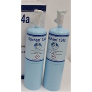 ❄️ READY STOCK & ORIGINAL ❄️ SOLCHEM BRANDED R134A R134 134A 134 900G FOR AUTOMOTIVE AIRCOND A/C GAS