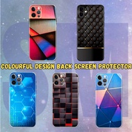 Oppo R9 R9S Plus R15 Pro R17 Pro Colourful Design Back Sticker Cover Protector