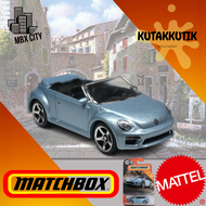 Matchbox Mobil VW Beetle Volkswagen The Beetle Convertible Biru Muda MBX City