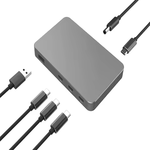 Thunderbolt 4 Hub, 7in1 Includes 8K HD Multimedia Interface Adapter, 85W Laptop Charging, Compatible