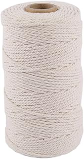 328ft Butchers Cotton Twine String 2mm Cooking Twine Food Safe for Bakers, Meat and Roasting, Gift W
