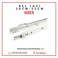 Huben Rel Laci lemari 30cm Rel Laci 35cm Rel Laci 40cm Rel laci 45cm Rel laci 50cm Rel Laci Huben