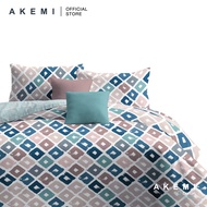 AKEMI Cotton Essential Embrace Charm Fitted Bedsheet Set 650TC (Super Single/Queen/King)