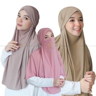 Hijab Khimar French Niqab Strap Veil Instant Hijab Malay Veil Muslim Syar'i Instant Strap