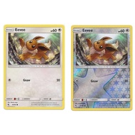 English Pokemon Card Game Eevee - 49/68 - Common / Eevee - 49/68 Common Reverse Holo Hidden Fates Si