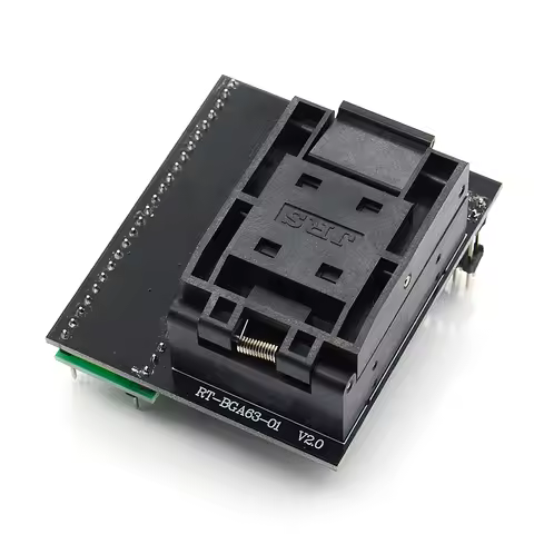 Original Test Clip BGA63 Adapter for RT809H Programmer SOCKET RT-BGA63-01 V2.1 0.8MM Smart Chips