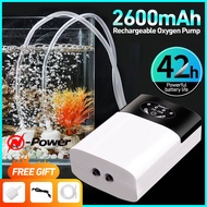 [In Stock] N-Power Silent Aeration Oxygen Pump Fish Tank Aerator, Charging Dual-purpose Aquarium Oxygen Aerator Pump