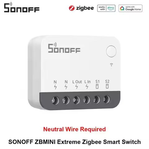 SONOFF ZBMINIR2 Extreme Zigbee Smart Switch Detach Relay External Switch Remote Control Via EWeLink 