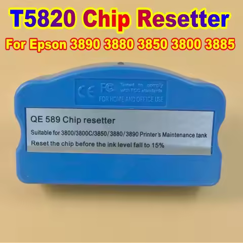 T5820 Reset Kits T5820 Maintenance Tank Chip Resetter For Epson 3880 3890 3850 3800 3885 Printer Was