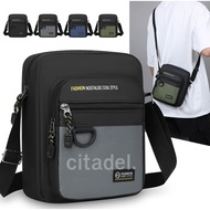 citadel.ecommerce Men's Shoulder Bag 4-Compartment Function Zipper Easy To Carry Express Delivery Se