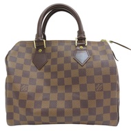棕色 棋盤格 帆布 Speedy25 手提包【LOUIS VUITTON LV 路易威登】 N41532
