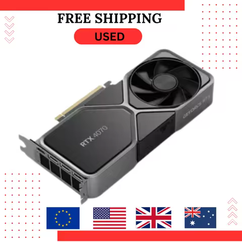 used NVIDIA GeForce RTX 4070 Founders Edition 12GB Graphics Card