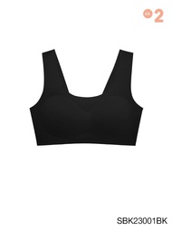 SABINA FOREVER YOUNG Soft Collection Level 2 เสื้อชั้นในไม่มีโครง รหัส SBK23001 สีดำ