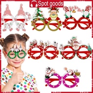 WIN Christmas Glasses Plastic Santa Gnome Decorative Sunglasses Kid Party Costume