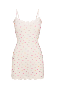 Váy Ngắn Ren Gợi Cảm Ôm Sát Hở Vai Skims Kardashian Mùa Hè Mới Về Chất Liệu Polyester Và Triacetate 