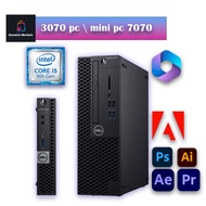 DELL OPTIPLEX  3070 | 7070 | Intel Processor i5 9th | DELL | WARRENTY | 8GB-256GB SSD | PC | MINI PC