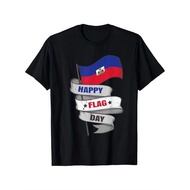 Haitian Flag Day 1804 Patriotic T-Shirt - Cotton & Sweat-Absorbing, Colorfast Round Neck Tee for Me