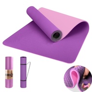 8MM 0.8CM High Quality Non-slip 183CM x 61CM x 8MM Gym Workout fitness Pilates Yoga Mat