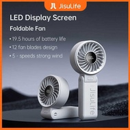 Handheld Life7,2024 JISULIFE Powerful Portable Fan With LED Display,150°Folded,5