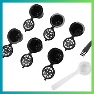6 Reusable  Capsules Refillable Coffee Capsule Filter Compatible with  coffee machines with Coffee S